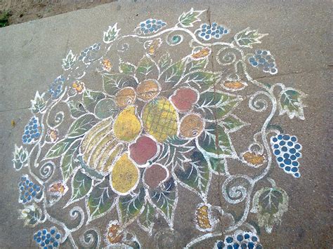 Comment On Anything & Everything: Rangoli - Kolangal - The Floral Pattern on Earth