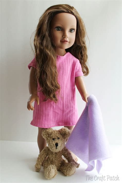 American Girl Doll Basic Knit Dress Pattern and Tutorial - thecraftpatchblog.com