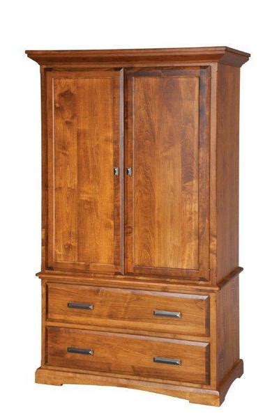 Wood Armoire Wardrobe from DutchCrafters Amish Furniture