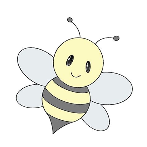 Honey Bee Drawing For Kids