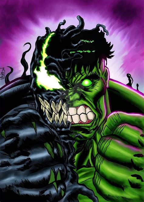 Hulk And Venom Fighting