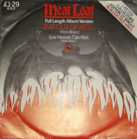 Meat Loaf - Bat Out Of Hell (1978, Red, Vinyl) | Discogs