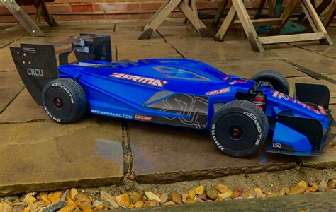 ARRMA LIMITLESS LOTUS WING SET CARBON FIBRE - customrcuprades