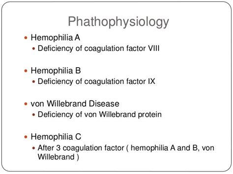 Hemophilia