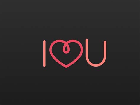 I Heart U v2 by Jeremy Clardy on Dribbble