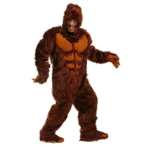 New Halloween Amazing Bigfoot Adult Men Costume Legendary Unknown Primate Animals Performance ...