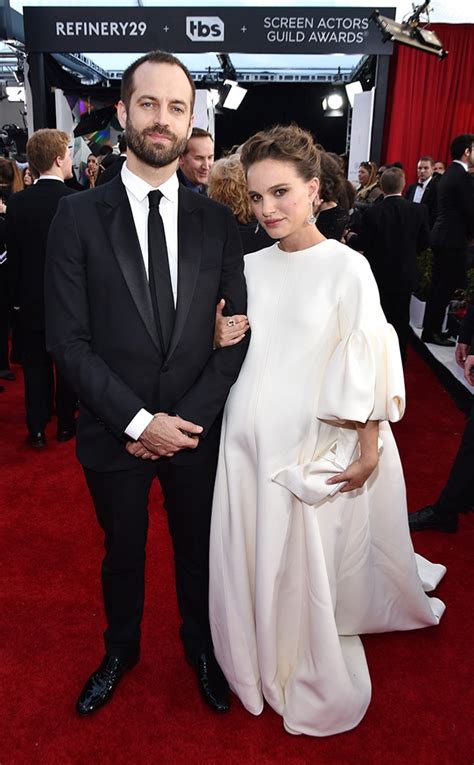 Natalie Portman & Benjamin Millepied from 2017 SAG Awards: Red Carpet ...