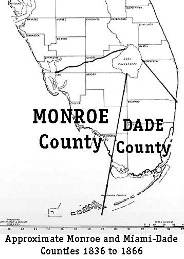 Monroe County’s changing border