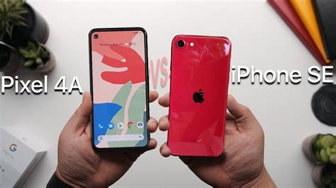 Google Pixel 4a vs iPhone SE 2020 - Full Comparison - YouTube