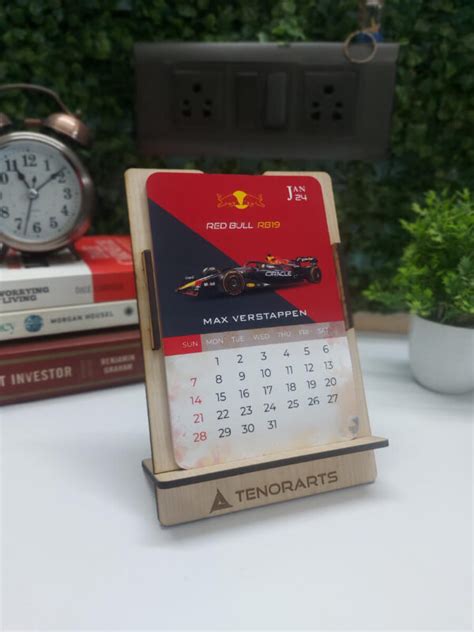 F1 Desk Calendar - Tenorarts