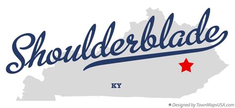 Map of Shoulderblade, KY, Kentucky