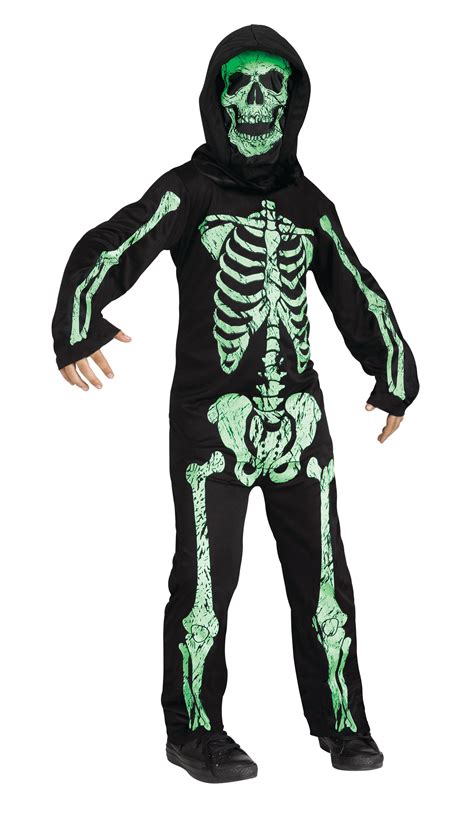 Fun World Boy's White Skeleton Phantom Costume Size Medium - Walmart.com