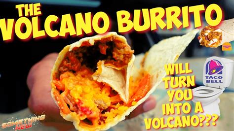 Taco Bell Volcano Double Beef Burrito - Will Turn You into a Volcano? - YouTube