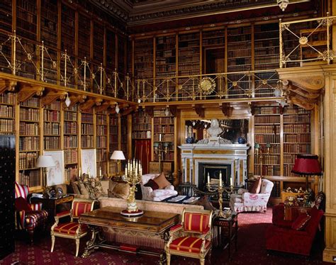 I'm infatuated with this sophisticated library. Fabulous. | Alnwick castle, Castles interior ...