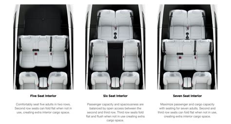 Tesla Model X in 7-seat configuration finally gets fold-flat 2nd row seats