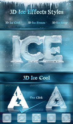 Ice and Snow Photoshop Styles | Photoshop styles, Graphic design ...