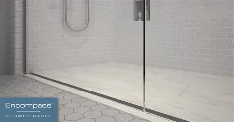 Custom Shower Base | Walk-In Shower Base | Encompass Shower Bases