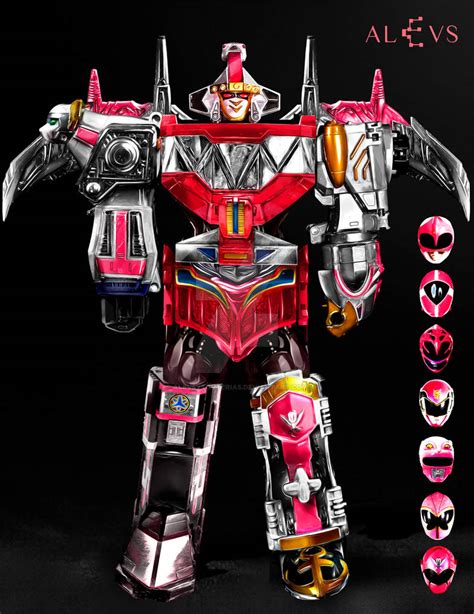 Forever PINK megazord by Alevsytonterias on DeviantArt