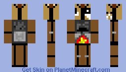 crafting man Minecraft Skin