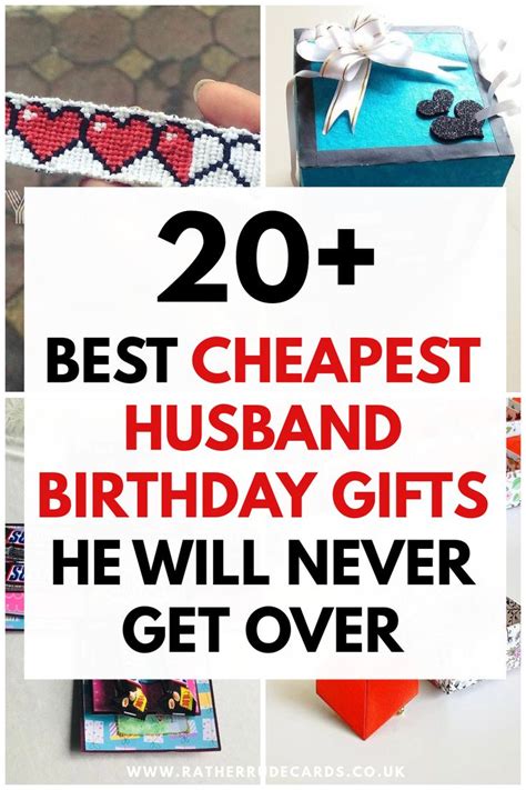 DIY creative husband birthday gift ideas for him and cheap husband gifts | Birthday gifts for ...