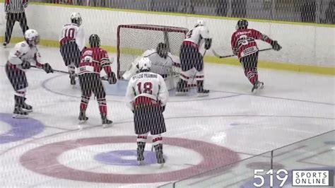 PJHL - Walkerton Capitals vs Mitchell Hawks - YouTube