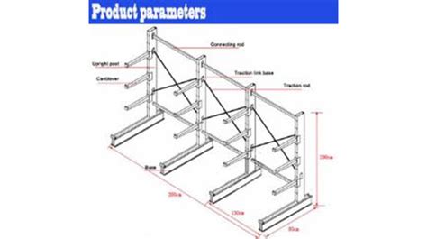 Steel Cantilever Racking For Pipe Storage - Maobang