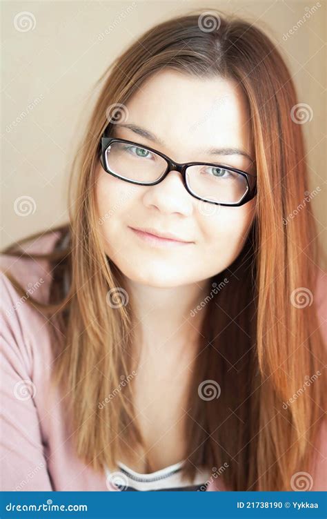 Black-rimmed glasses stock photo. Image of black, teen - 21738190