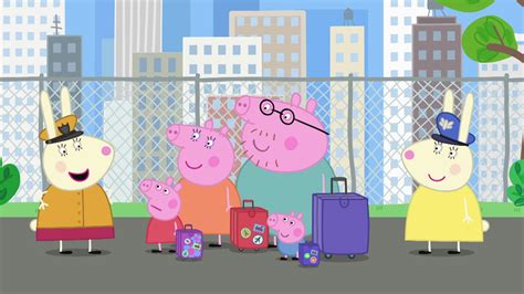 Watch Peppa Pig Season 9 Episode 1: Peppa Pig - America/The Diner ...