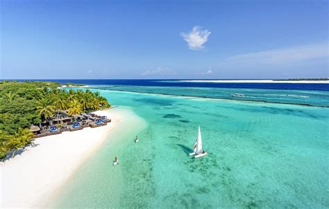 Maldives Island Resort Aerial View Wallpapers - Wallpaper Cave