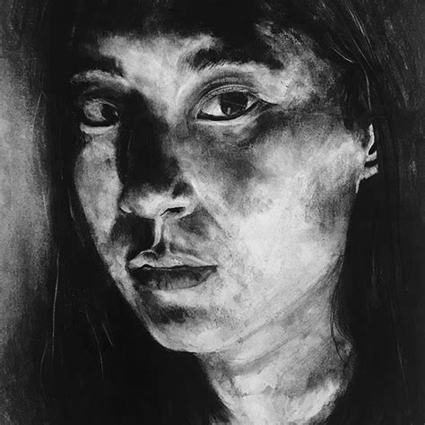 Chiaroscuro self-portraits in charcoal by my @risd_precollege Drawing Foundations class! # ...