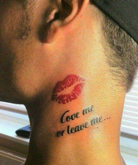 33 Best Lipstick Tattoo Designs And Word images | Lipstick tattoos ...