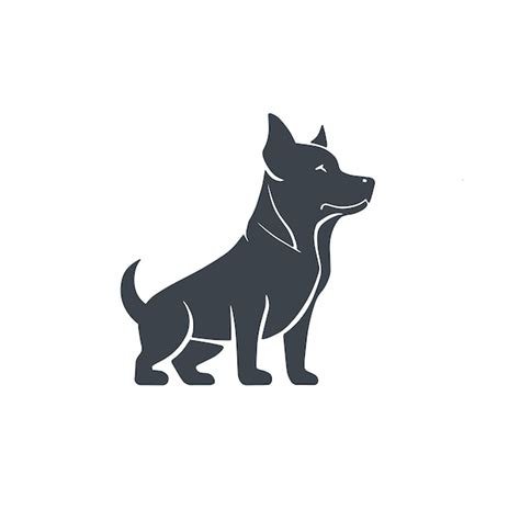 Premium Vector | Dog symbolizing art design stock illustration