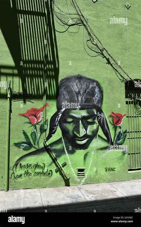 Tupac Graffiti San Francisco Stock Photo - Alamy