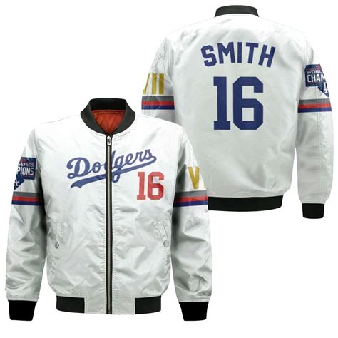 Los Angeles Dodgers Smith 16 2020 Championship Golden Edition White ...