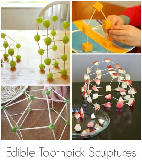 Edible Toothpick Sculptures for Kids *love | Toothpick sculpture ...