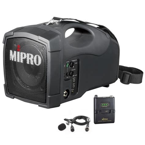 MIPRO MA-101G/ACT-58T Portable PA System with Wireless Lapel Microphone