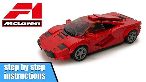 McLaren F1 in Speed Champions Style | LEGO MOC | Building Instructions |... | Lego racers, Lego ...