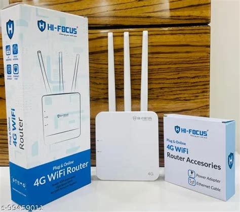 Hi-Focus 4G R1103T 300Mbps (With SIM Card Slot) WiFi Router sathya.in