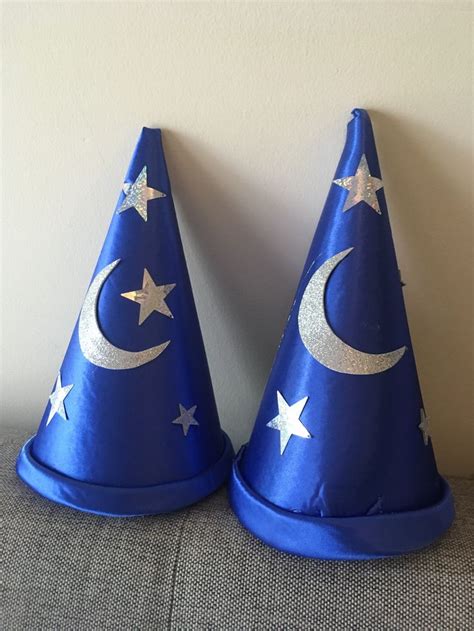 Sorcerer apprentice hats, party, centerpieces DIY #sorcerermickey #fantasia #hats #sorcererhats ...