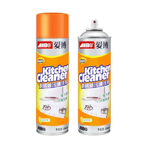 Kitchen Foam Cleaner Spray 500ML - Orange