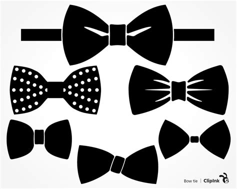 Bow tie svg, Bow tie silhouettes | svg, png, eps, dxf, pdf | ClipInk