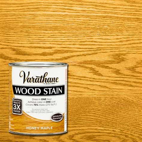 Varathane 1 qt. 3X Honey Maple Premium Wood Stain (Case of 2)-267140 ...