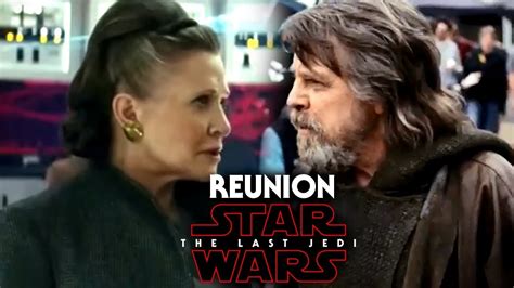 Star Wars The Last Jedi Luke & Leia Reunion Hint Revealed & More! - YouTube