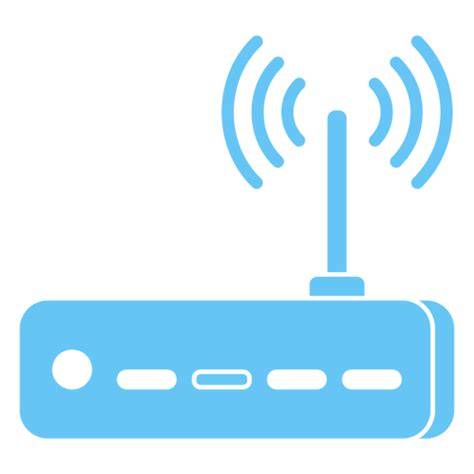 Blue Wifi Router PNG & SVG Design For T-Shirts