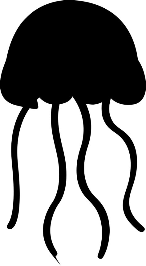 SVG > Medusa animal Oceano nadar - Imagen e icono gratis de SVG. | SVG Silh