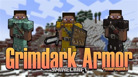 Grimdark Armor Texture Pack 1.19, 1.18.2 | Dark fantasy, Armor, Texture packs