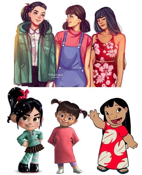 Modern Cartoon Character Fan Art Redesigns #disney #fanart # ...