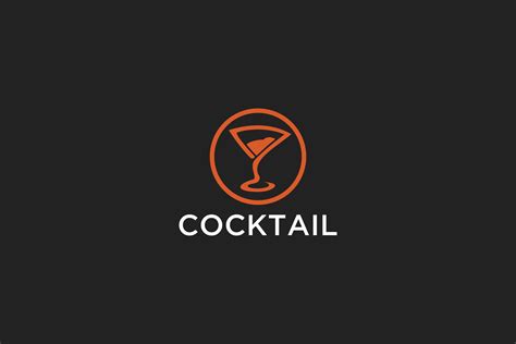 Cocktail Glass Logo Design Vector Graphic by Bayu_PJ · Creative Fabrica