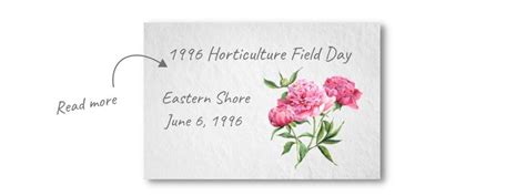 Horticulture - History of The Garden Club of Virginia