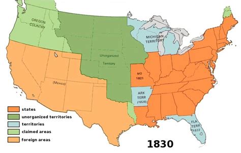 us territory 1830 | American history, History, United states history